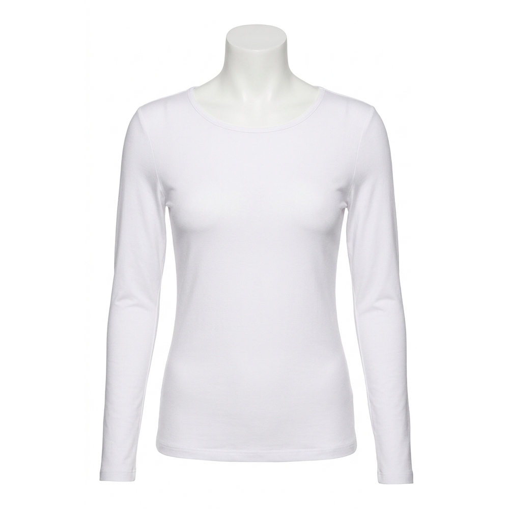 NEW FRENCH KYSS scoop top in white